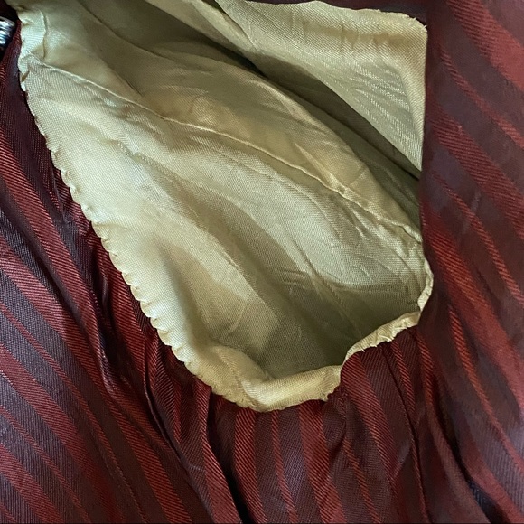 Vintage Blazer 60s Unisex wool pinstripe double breasted Mod Suitcoat Wool sz 10 - Picture 13 of 17